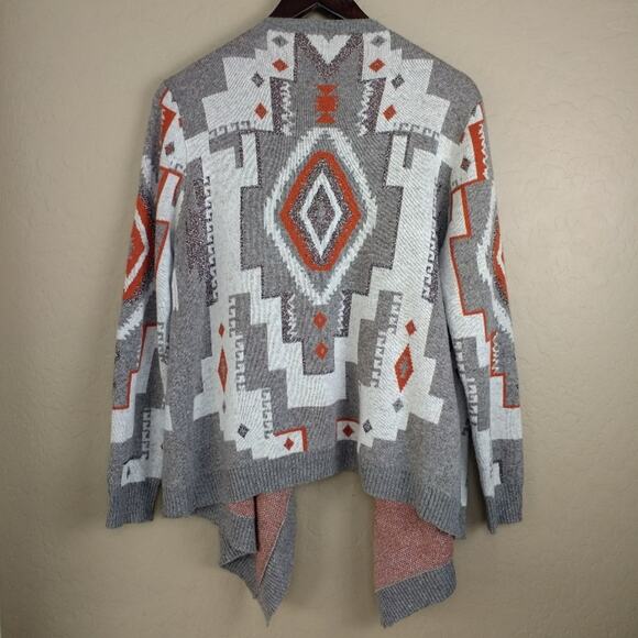 Ya Los Angeles Tribal Print Open Front Cardigan - Picture 5 of 8